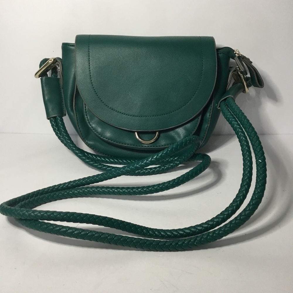 Eva Mendes Women’s Green Crossbody Shoulder Bag